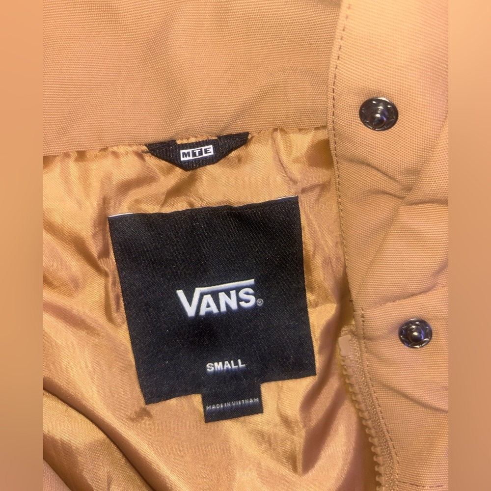 MTE Vans Tan Hooded Coat - Picture 3 of 7